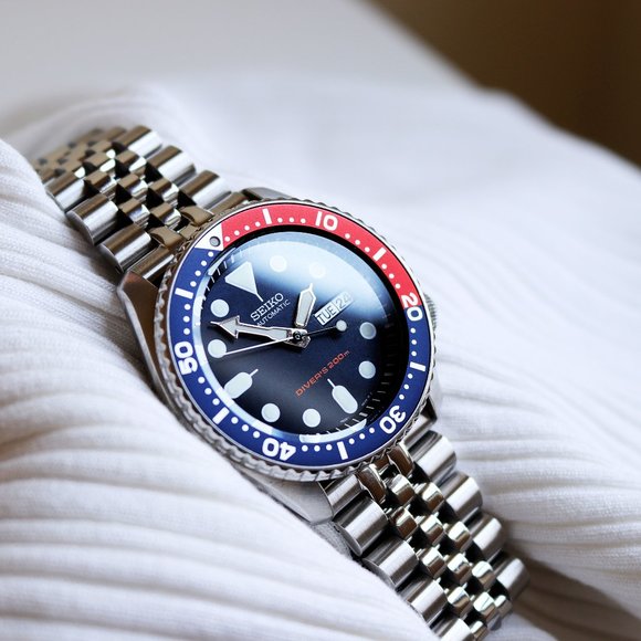 316L Solid Stainless Steel Jubilee Bracelet Made for SEIKO SKX007/009/011 - Picture 1 of 5